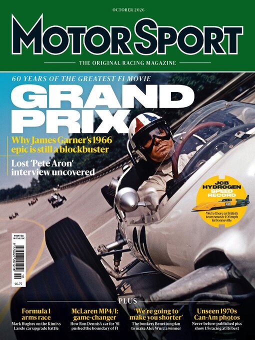 Cover image for Motor Sport Magazine